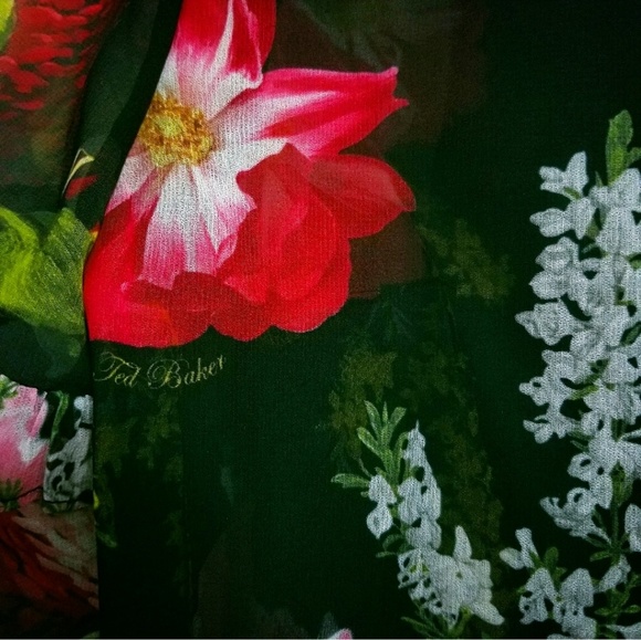 🍒NWOT🍒 TED BAKER SHEER BLOUSE - Picture 6 of 6